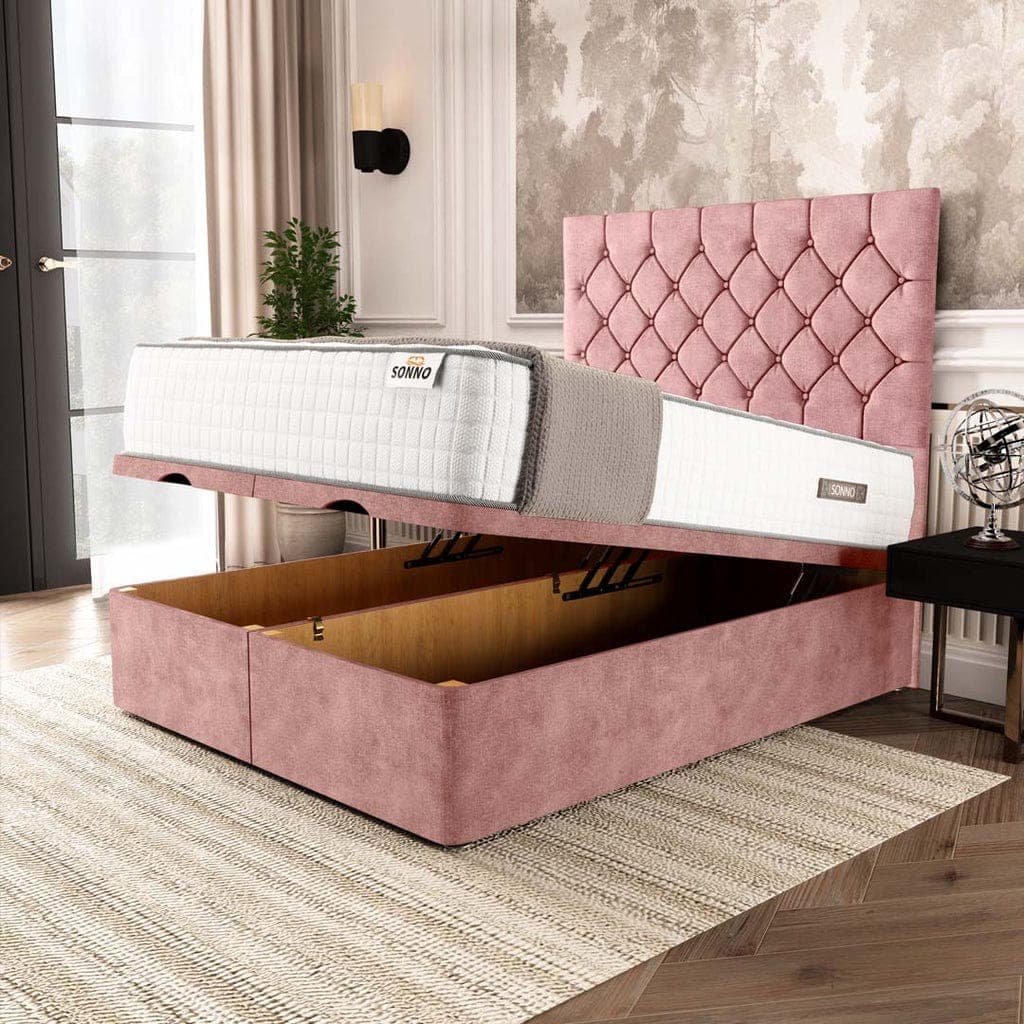 Divan Ottoman Gas Lift Storage Beds - Image 1