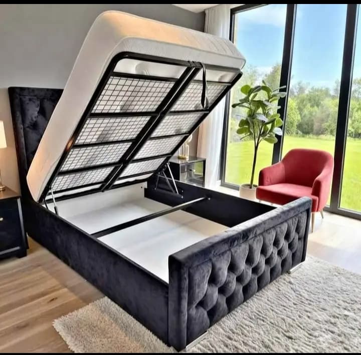 Ottoman Gas Lift Storage Beds